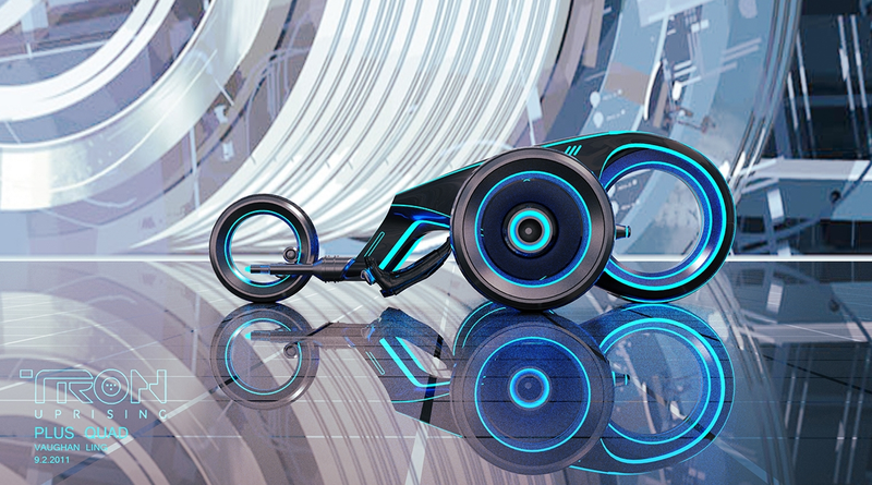 Illustration for article titled Tron: Uprising Vehicle Designs